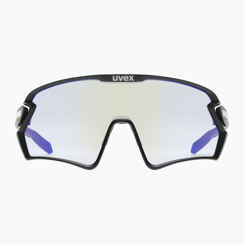 UVEX Sportstyle 231 2.0 V ochelari de ciclism negru mat/albastru cu oglindă 53/3/028/2204 7