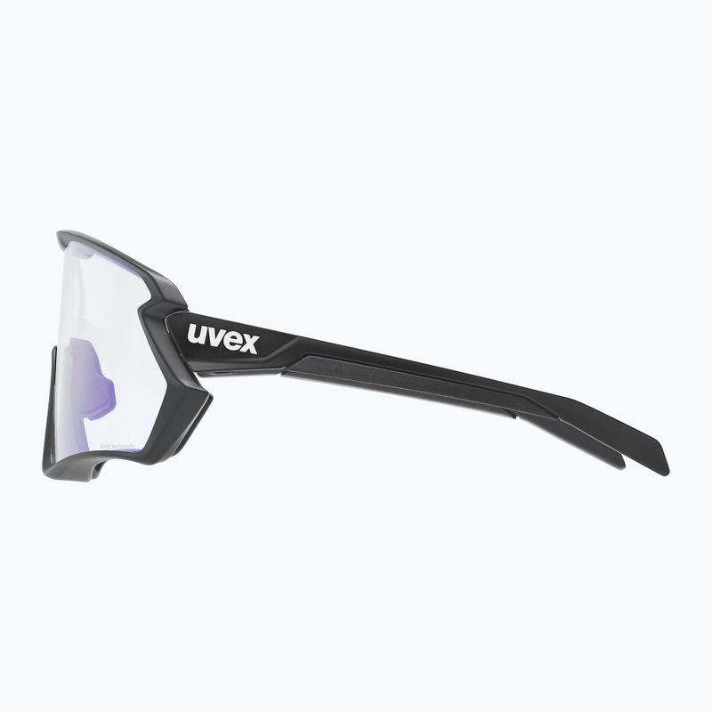 UVEX Sportstyle 231 2.0 V ochelari de ciclism negru mat/albastru cu oglindă 53/3/028/2204 8