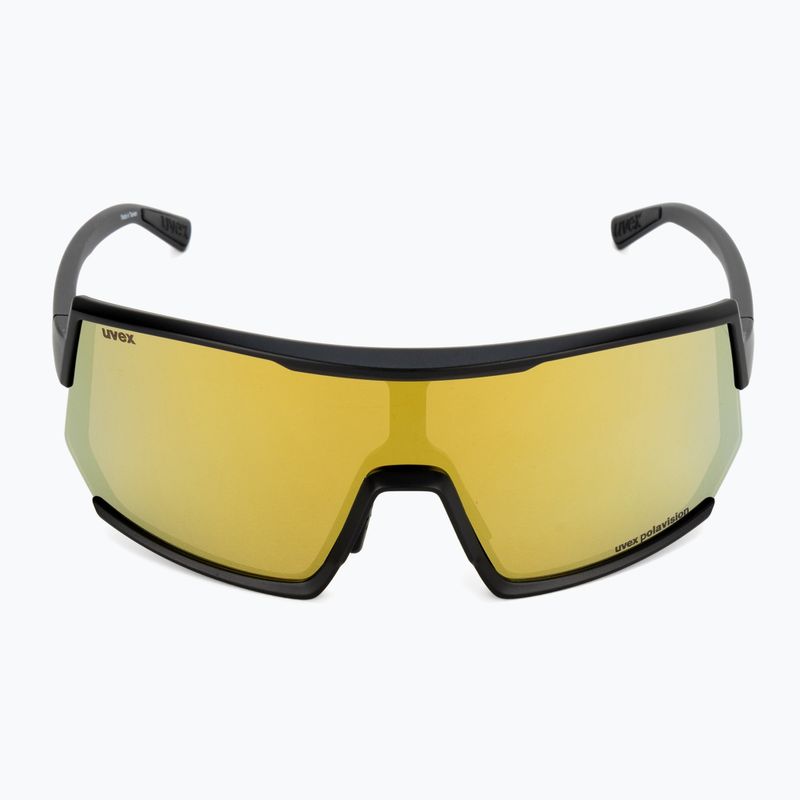Ochelari de protecție pentru bicicletă UVEX Sportstyle 235 P negru mat/galben oglindă 53/3/032/2230 3