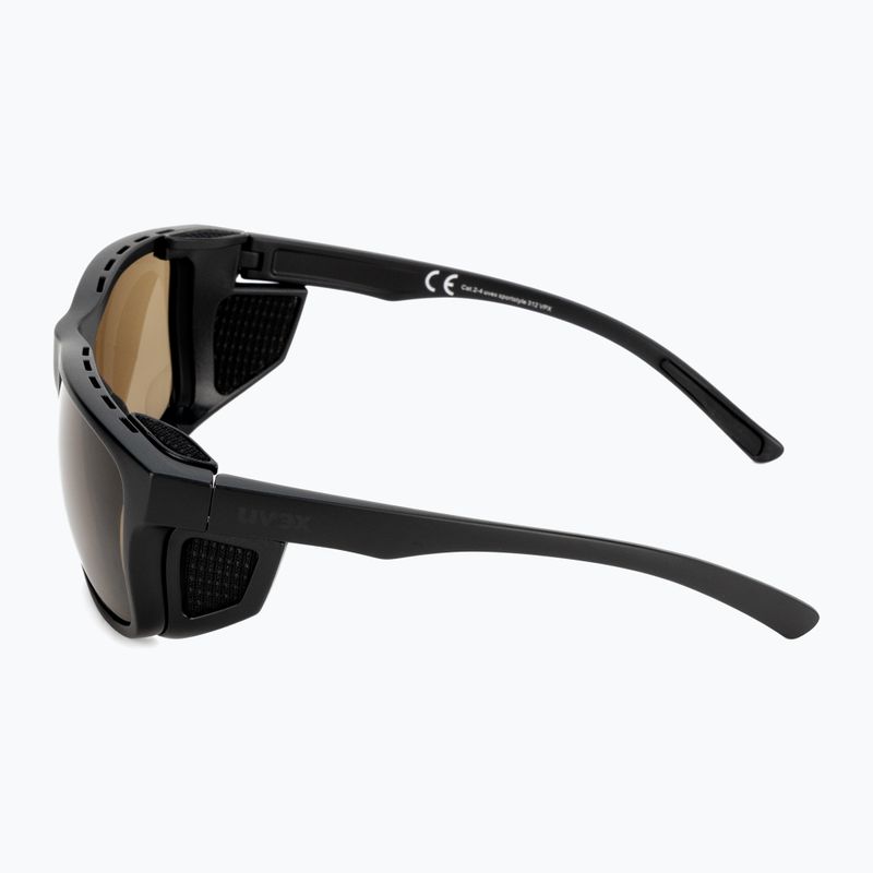 Ochelari de soare UVEX Sportstyle 312 VPX negru mat/maro 53/3/033/2261 4