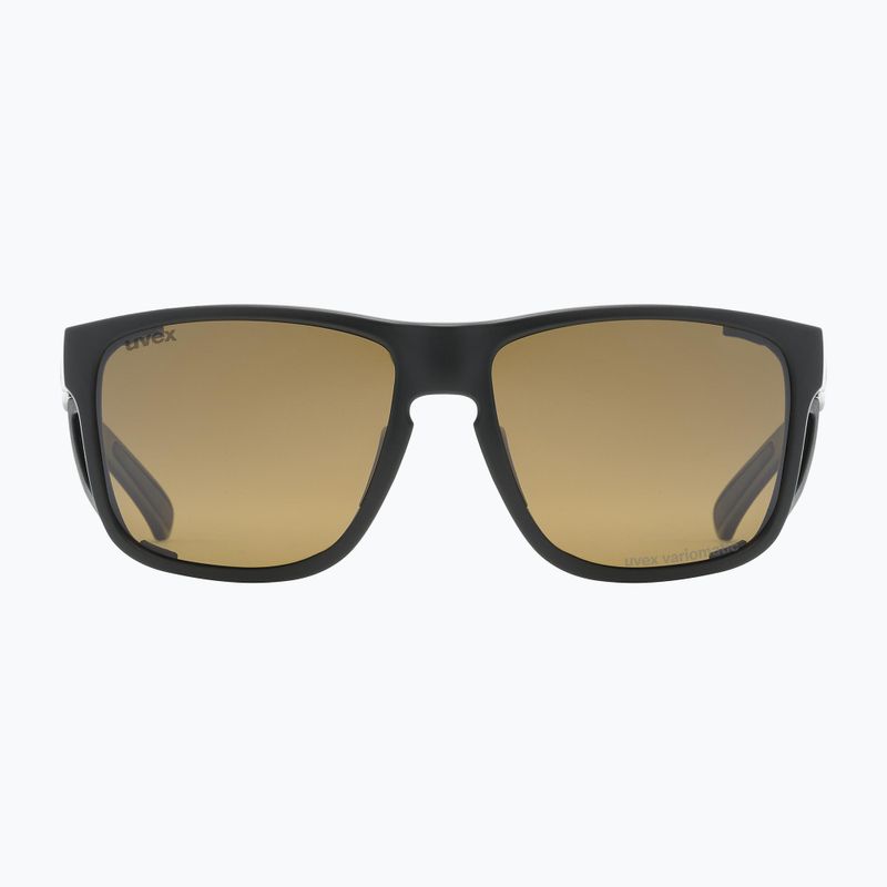 Ochelari de soare UVEX Sportstyle 312 VPX negru mat/maro 53/3/033/2261 6