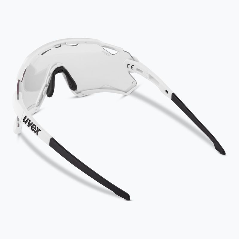 UVEX Sportstyle 228 V ochelari de soare alb mat/argintiu cu oglindă 53/3/030/8805 2