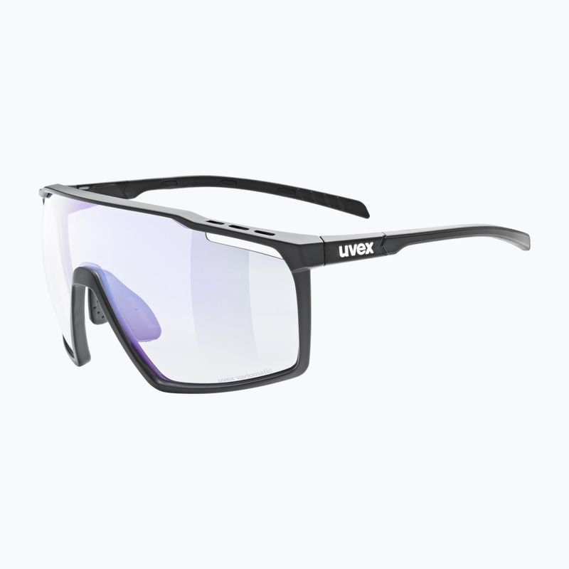 Ochelari de soare UVEX Mtn Perform V black matt/litemirror blue