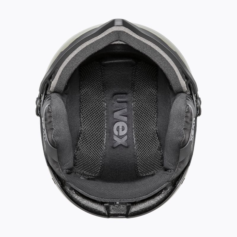 Cască de schi UVEX Wanted Visor Pro V negru mat/variomatc smoke 10