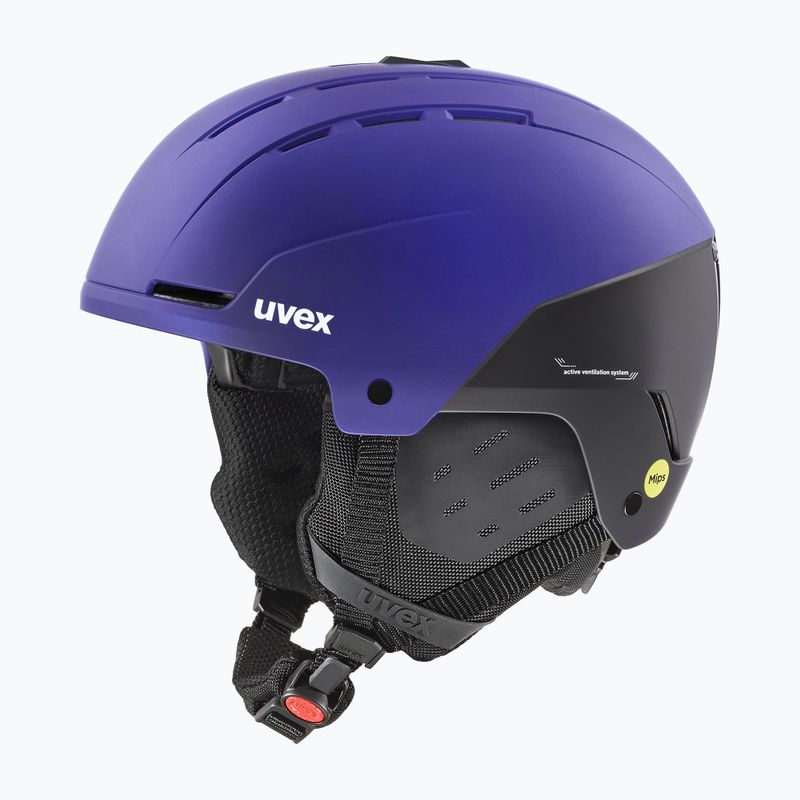 Cască de schi UVEX Stance Mips violet bash/negru mat 7