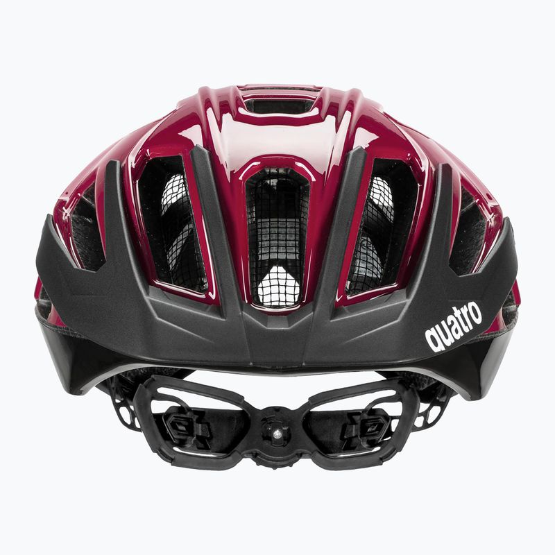 Cască de bicicletă UVEX Quatro ruby red/black 7