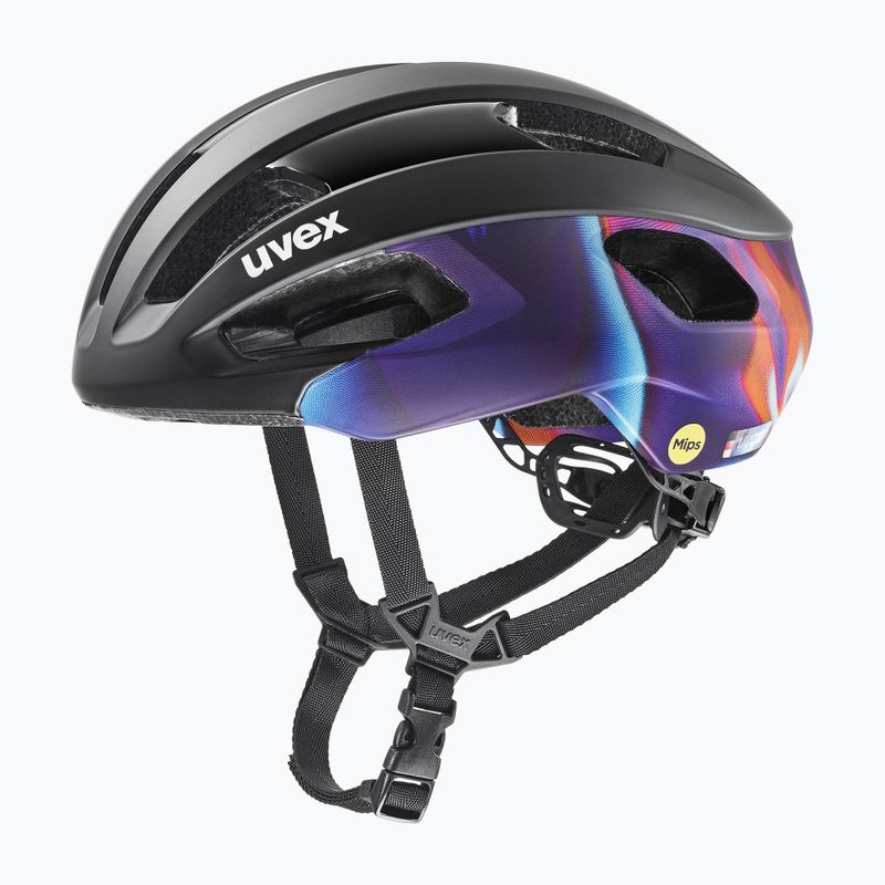 Cască de bicicletă UVEX Rise Pro MIPS black/galaxy matt 6