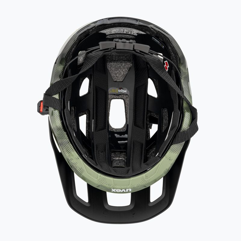 Cască de bicicletă UVEX React MIPS moss green/black matt 5
