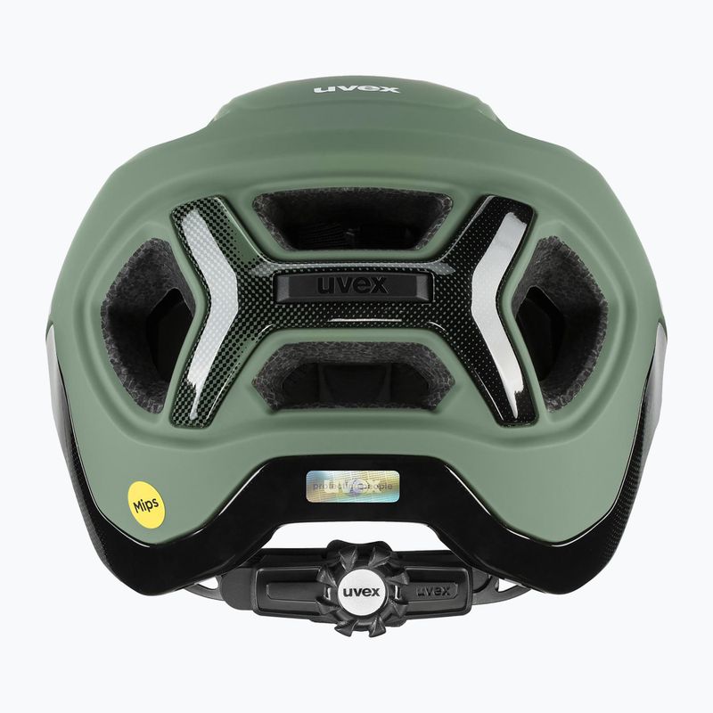 Cască de bicicletă UVEX React MIPS moss green/black matt 9