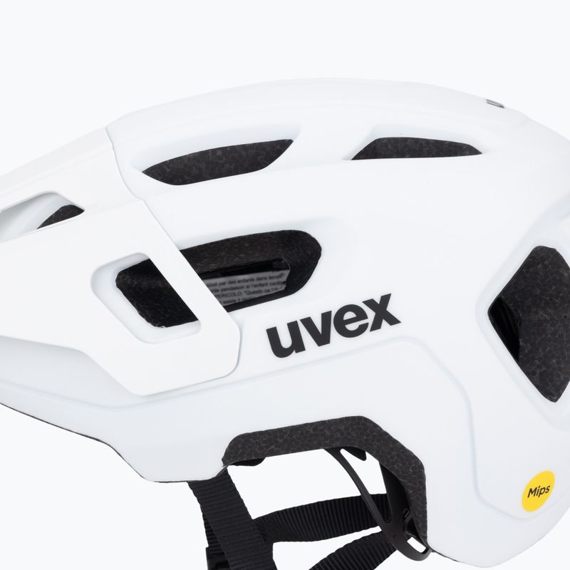 Cască de ciclism pentru copii UVEX React MIPS Jr white matt 7