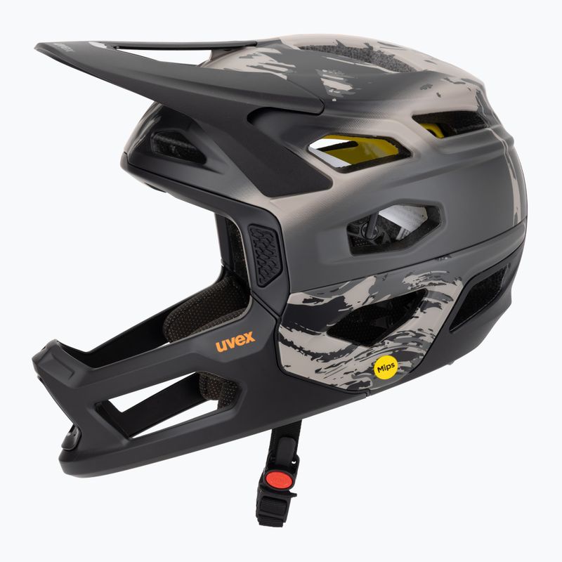 Cască de bicicletă UVEX Revolt MIPS oak brown/orange matt 3