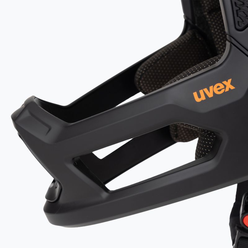 Cască de bicicletă UVEX Revolt MIPS oak brown/orange matt 4