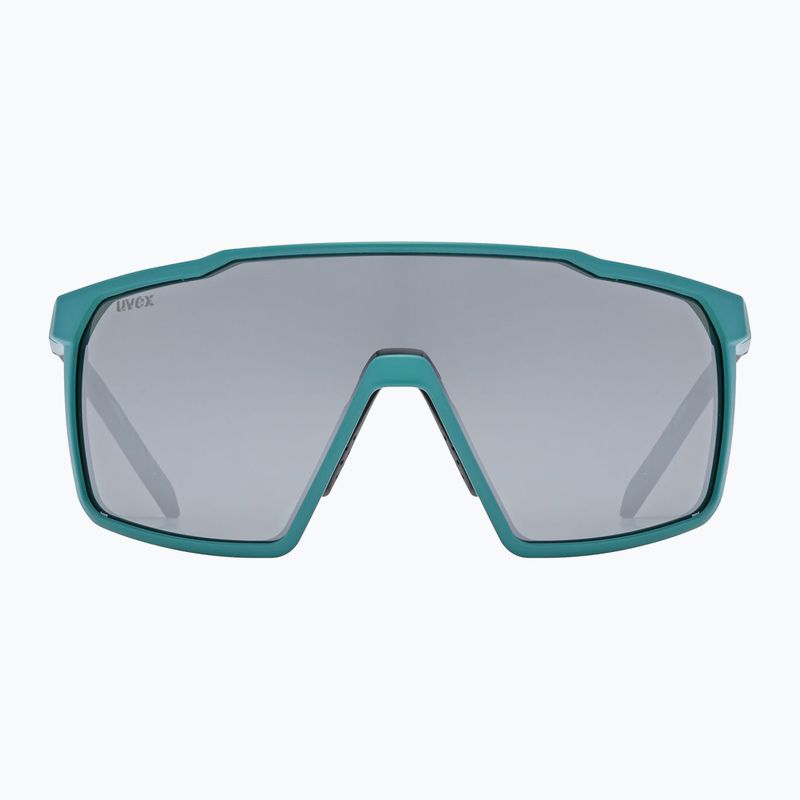 Ochelari de soare UVEX Mtn Perform S teal matt/mirror silver 2