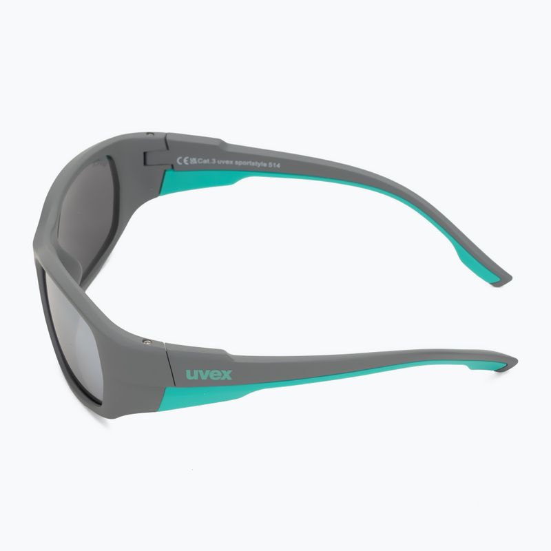 Ochelari de soare pentru copii UVEX Sportstyle 514 grey matt/mirror silver 4