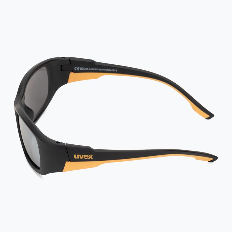 Ochelari de soare pentru copii UVEX Sportstyle 514 black matt/mirror silver 4