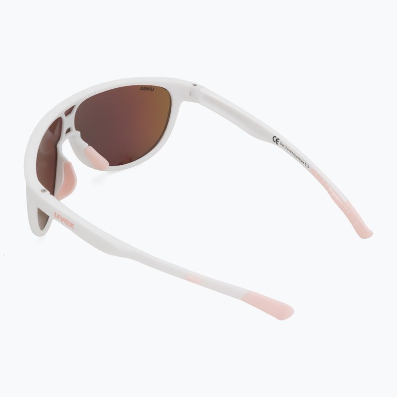 Ochelari de soare pentru copii Sportstyle 515 white matt/mirror pink 2