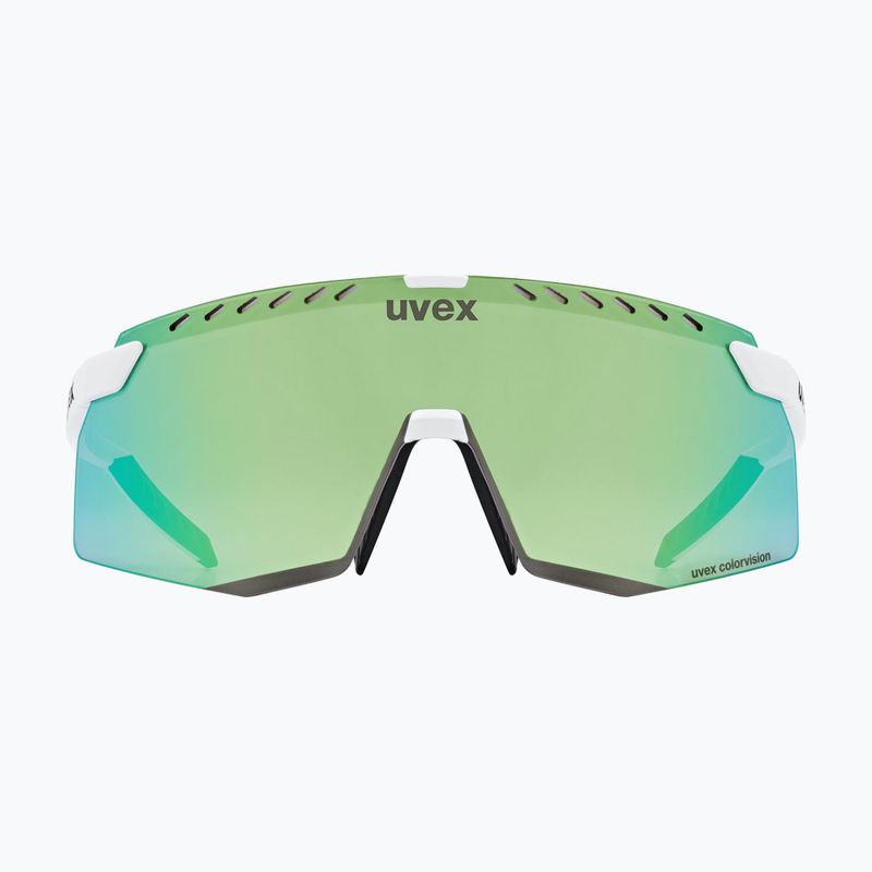 Ochelari de soare UVEX Pace Stage CV white matt/mirror green 2