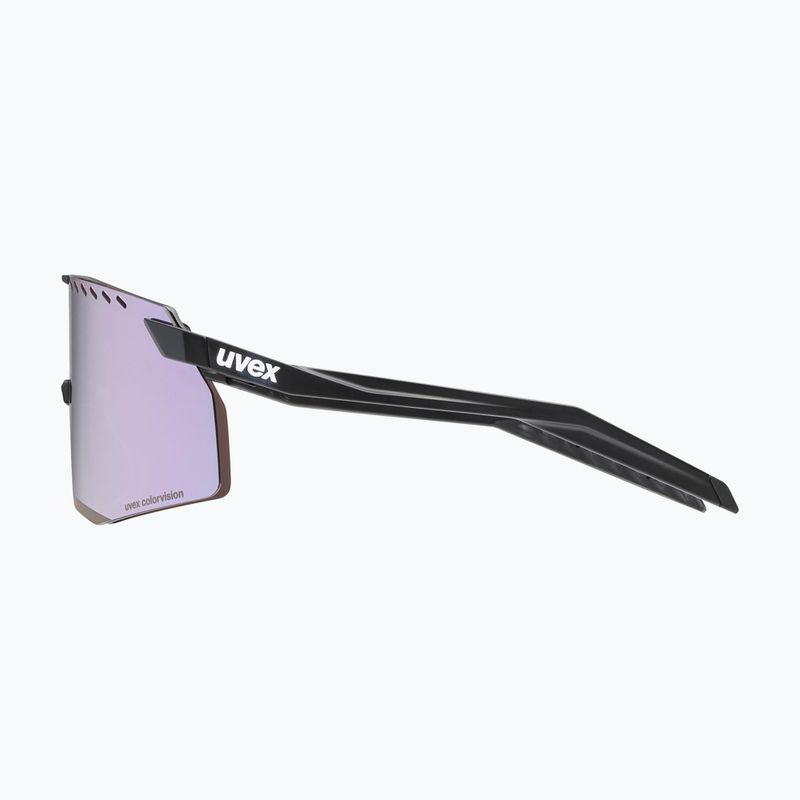 Ochelari de soare UVEX Pace Stage CV black matt/pushy pink 4