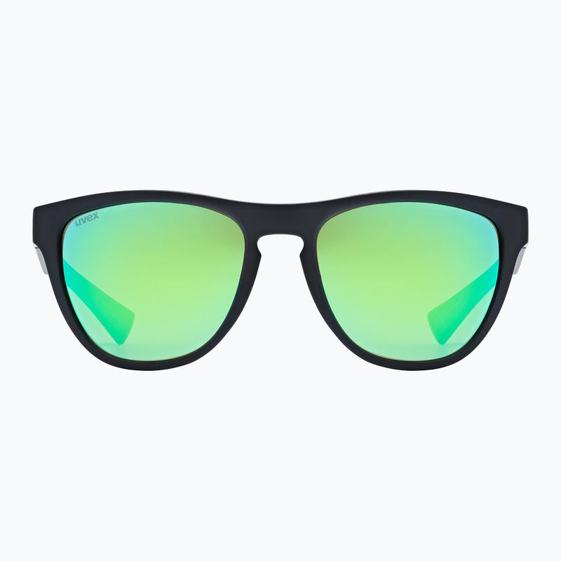 Ochelari de soare UVEX Esntl Spirit black matt/mirror green 2
