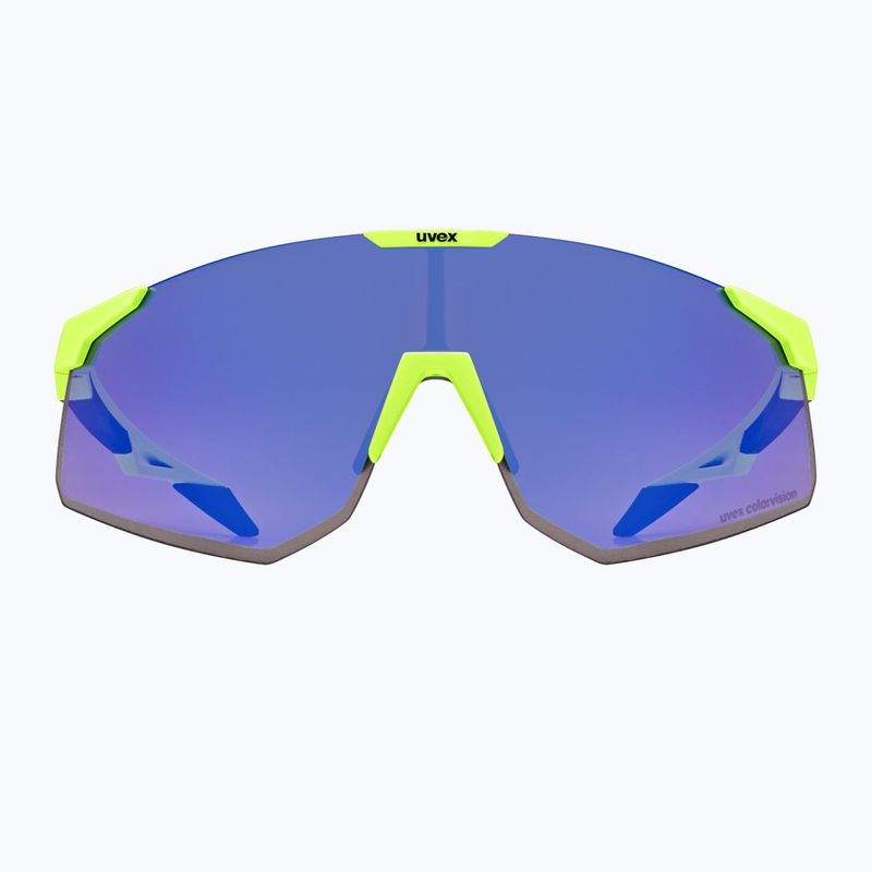 Ochelari de soare UVEX Pace Perform S CV yellow matt/mirror blue 2