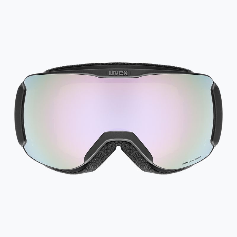 Ochelari de schi  UVEX Downhill 2100 CV black matt/mirror lavender green 2