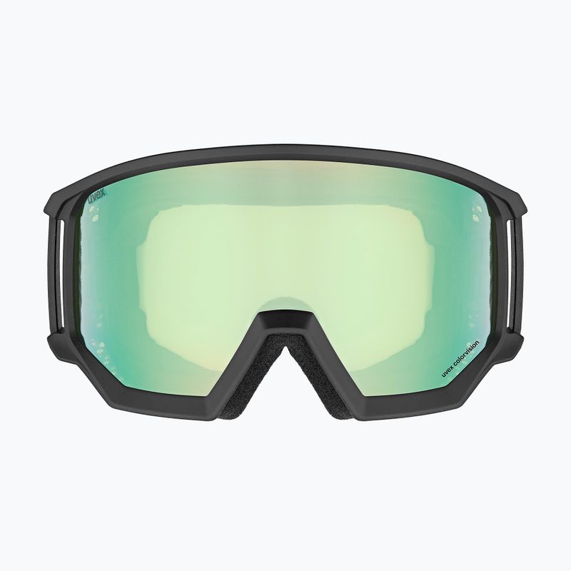 Ochelari de schi UVEX Athletic CV black matt/mirror opal colorvision yellow 2