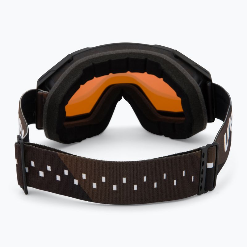 Ochelari de schi  UVEX Gravity FM black matt/mirror gold orange clear 3