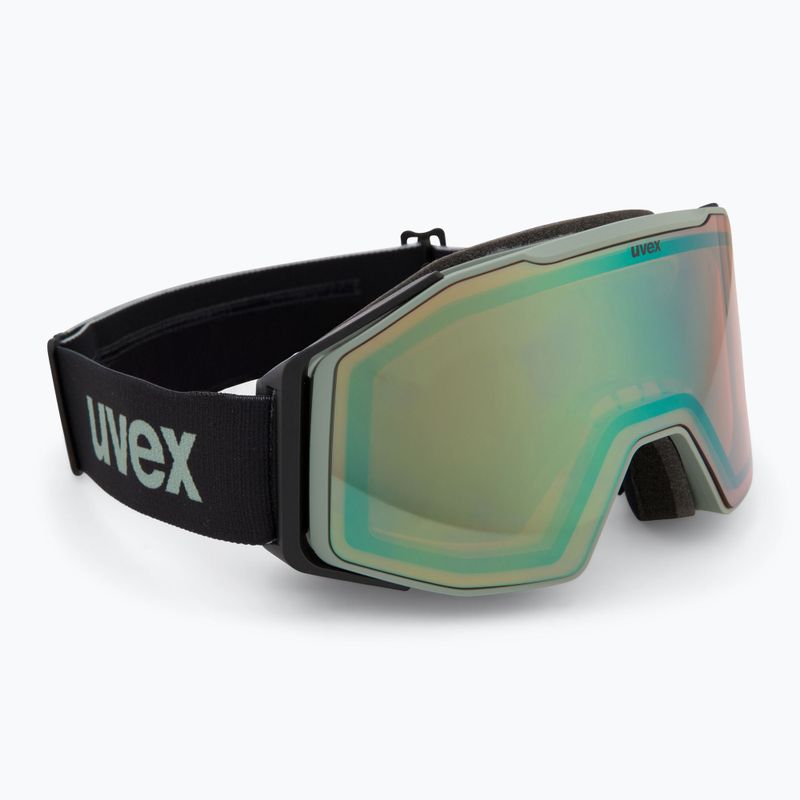 Ochelari de schi  UVEX Gravity FM acid green matt/mirror opal orange clear