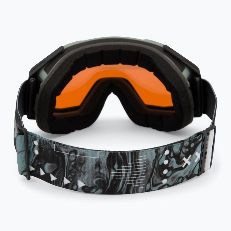 Ochelari de schi  UVEX Gravity FM acid green matt/mirror opal orange clear 3