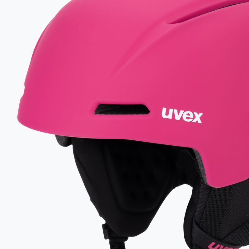 Cască de schi pentru copii  UVEX Viti pink matt 7