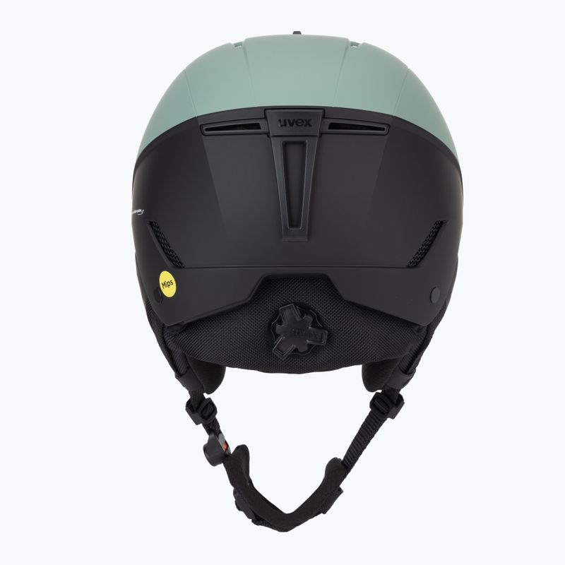 Cască de schi UVEX Stance MIPS oxid green/black matt 4