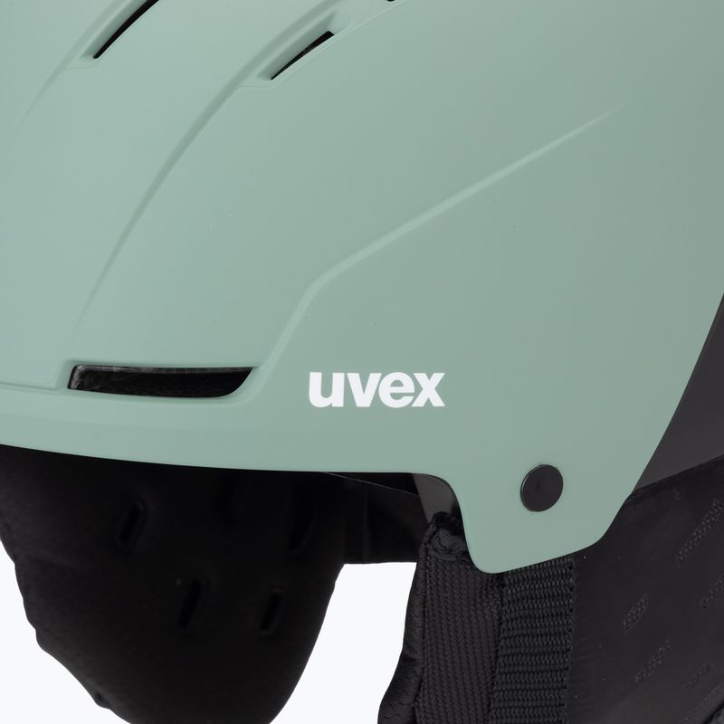 Cască de schi UVEX Stance MIPS oxid green/black matt 7