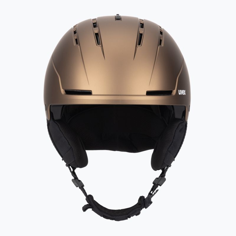 Cască de schi UVEX Stance brown/black matt 2
