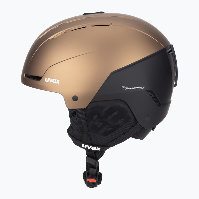 Cască de schi UVEX Stance brown/black matt 3
