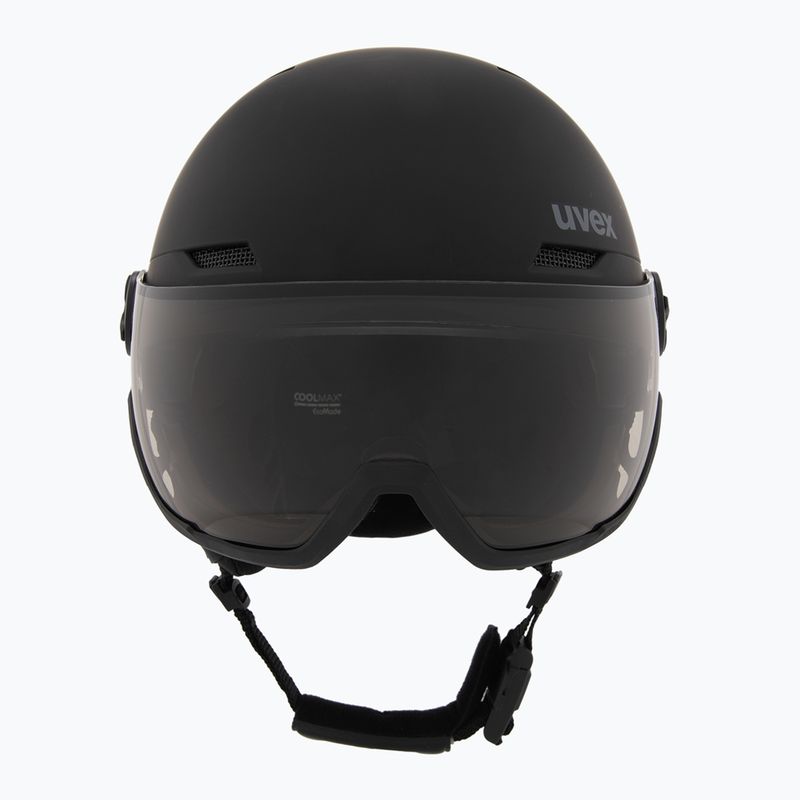 Cască de schi UVEX Wanted Visor Pro V black/silver matt 2