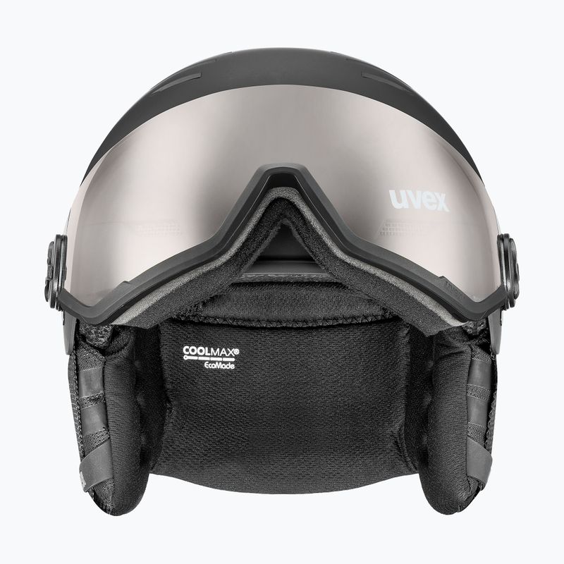 Cască de schi UVEX Wanted Visor Pro V black/silver matt 3