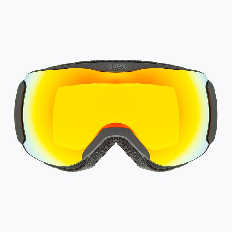 Ochelari de schi  UVEX Downhill 2100 CV black matt/mirror orange yellow 2