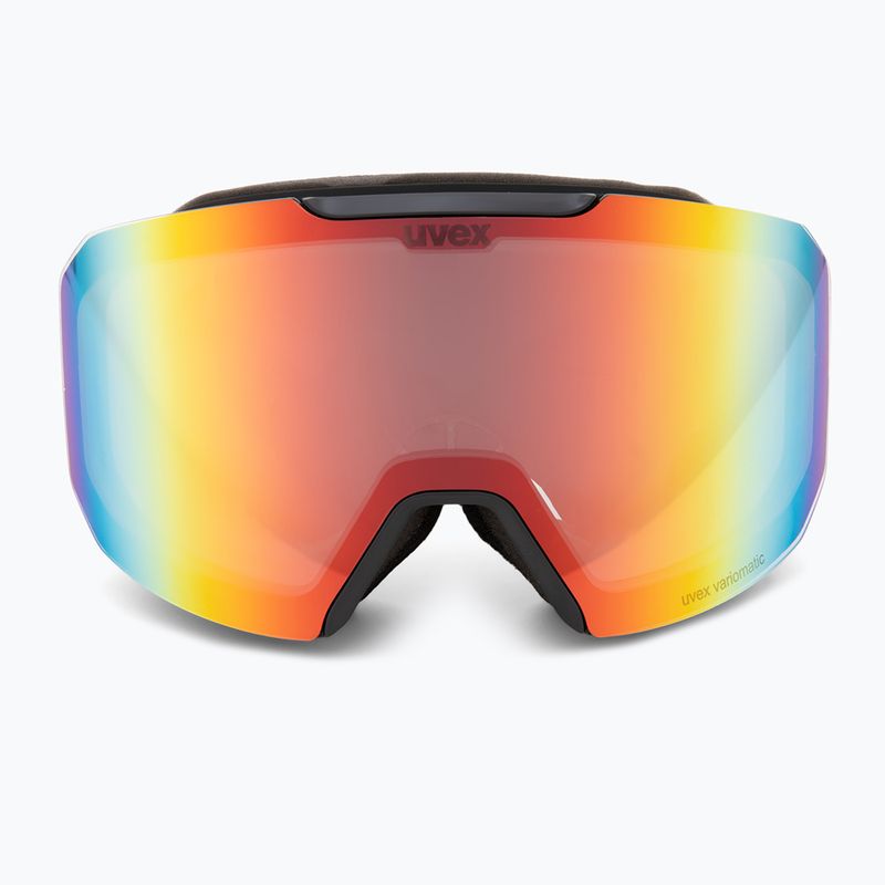 Ochelari de schi  UVEX Evidnt Attract V + case black matt/mirror rainbow clear 3