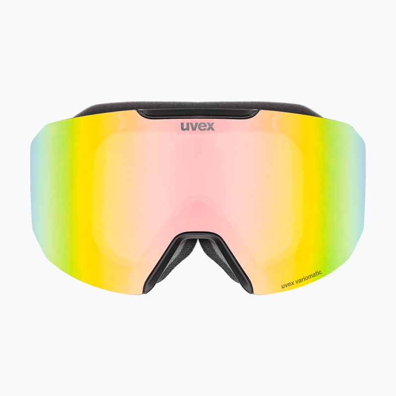 Ochelari de schi  UVEX Evidnt Attract S V + case black matt/mirror rainbow clear 7