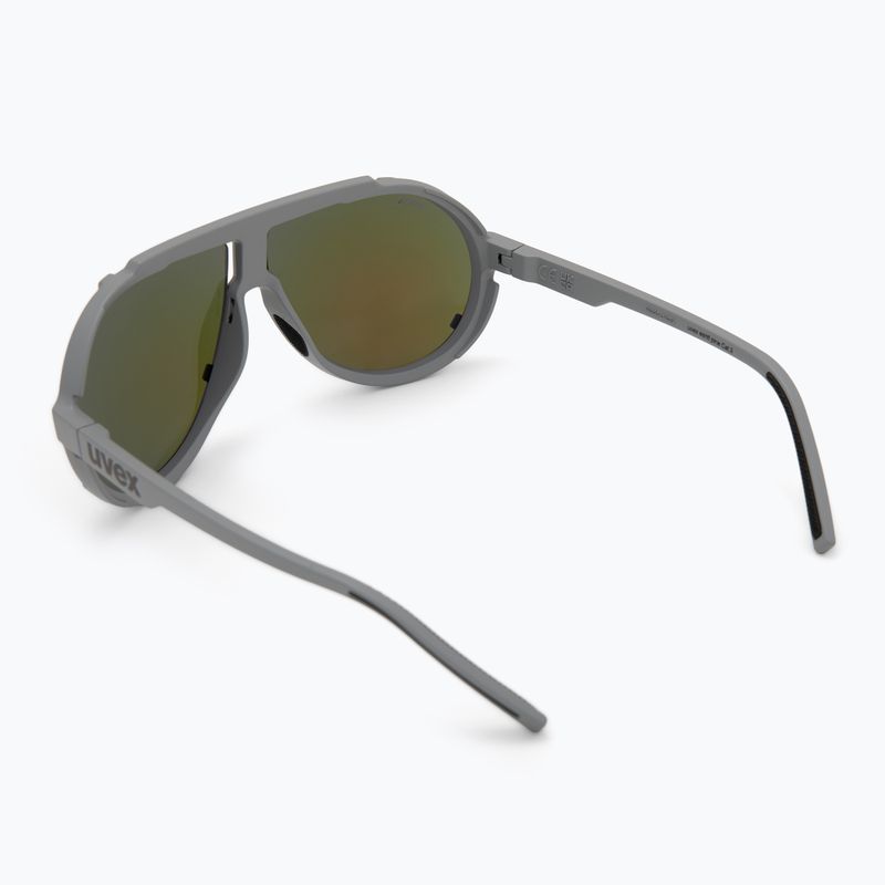Ochelari de soare UVEX Esntl Pina grey matt/mirror purple 2