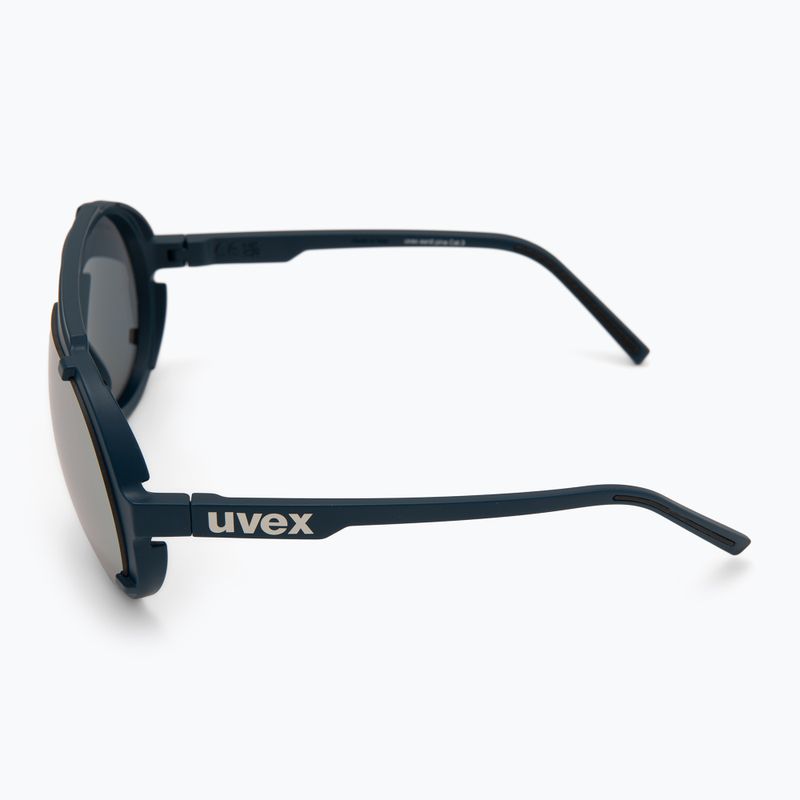 Ochelari de soare UVEX Esntl Pina black matt/mirror silver 4