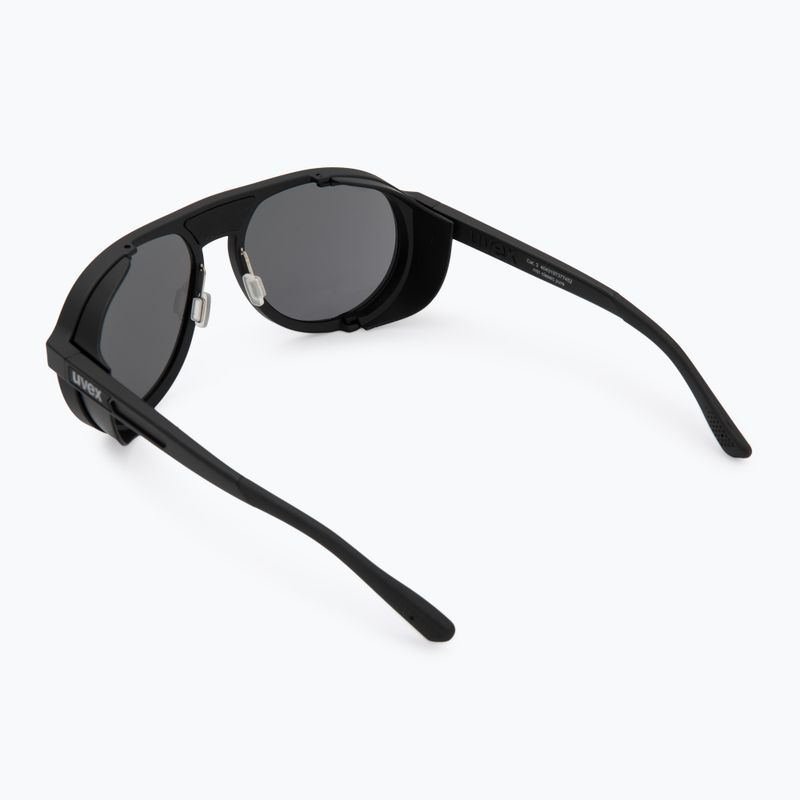 Ochelari de soare UVEX MTN Classic Pure black matt/mirror green 2