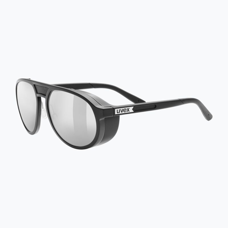 Ochelari de soare UVEX MTN Classic Pure black matt/mirror silver
