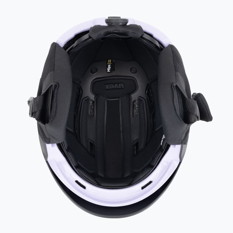 Cască de schi UVEX Levitate MIPS black/lavender matt 5