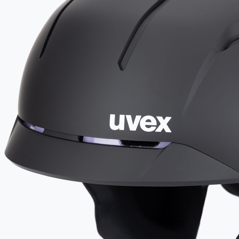 Cască de schi UVEX Levitate MIPS black/lavender matt 7