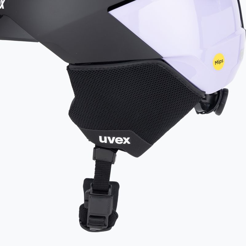 Cască de schi UVEX Levitate MIPS black/lavender matt 8