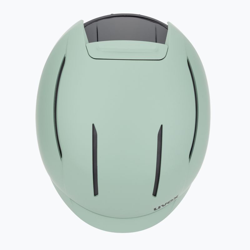 Cască de schi UVEX Levitate MIPS oxid green/black matt 6