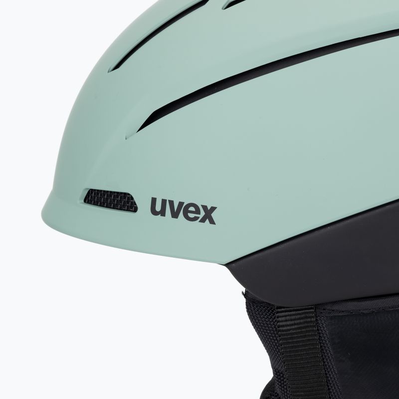 Cască de schi UVEX Gravitate oxid green/black matt 7