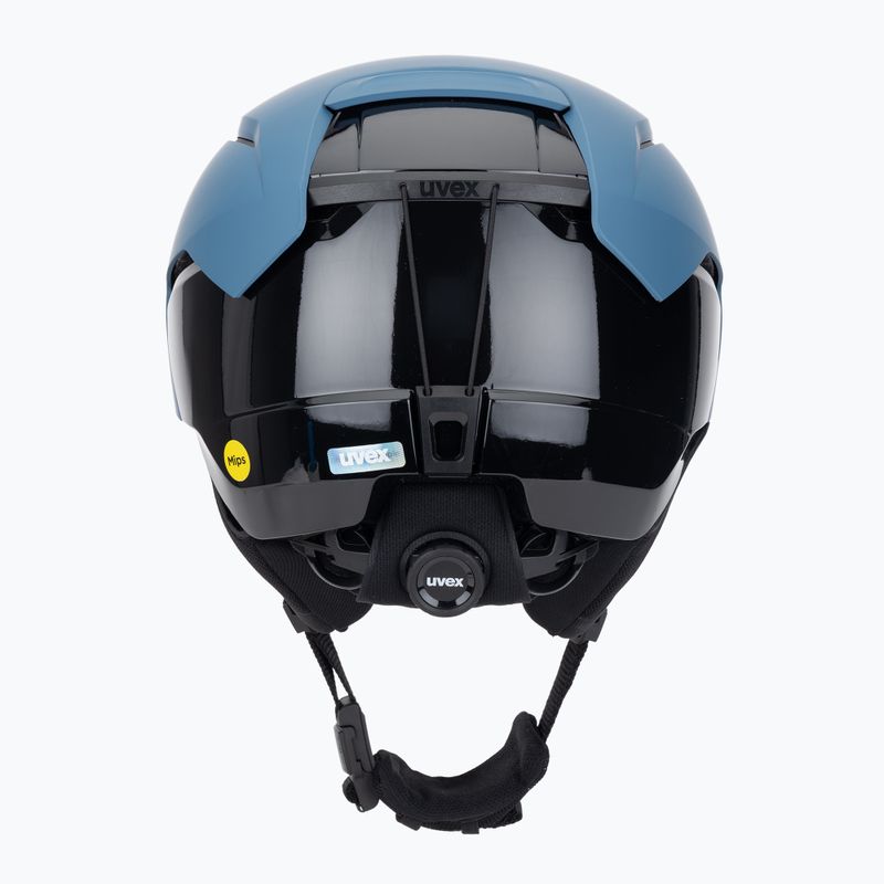 Cască de schi UVEX Levitate MIPS stone blue/black matt 4