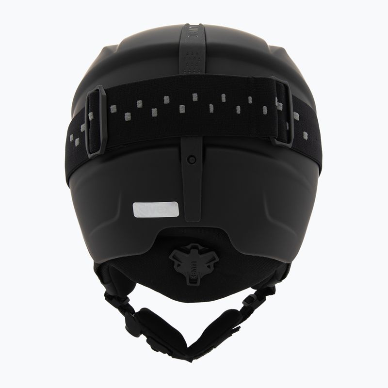 Cască de schi pentru copii UVEX Viti Set + ochelari Speedy Pro black matt/mirror green/yellow/clear 4